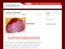 Tablet Screenshot of jodenhaas.nl